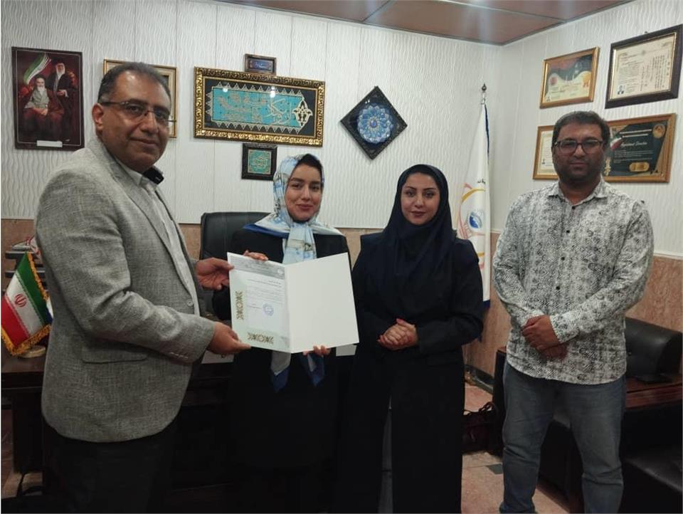 مسول کمیته حقوقی هیات آمادگی جسمانی و تندرستي  خوزستان،نائب رییس بانوان بانوان کمیته انجمن حقوق ورزشی استان شد.